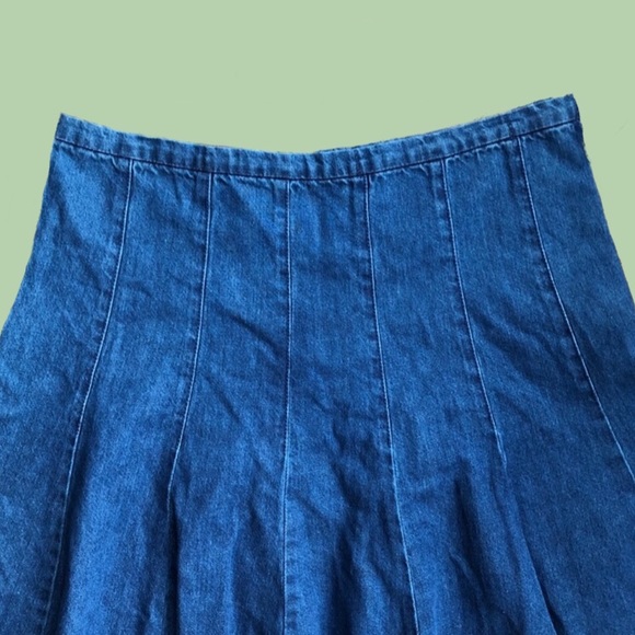 (3) Zara Bundle | Faux Suede Dress Blue Ruffle Top - Picture 11 of 14